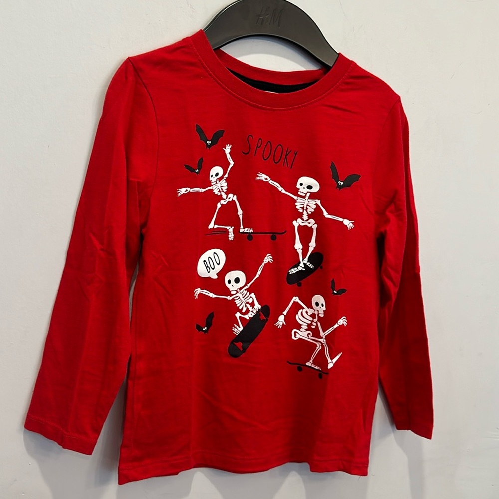 H&M Toddler Boys “Spooky” Shirt Size 4-6
